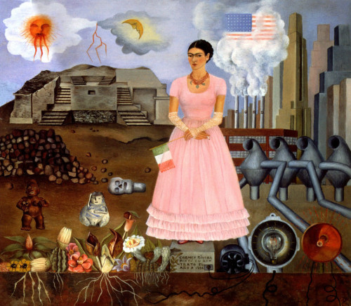 image-292Self-Portrait-on-Borderline-Frida-Kahlo